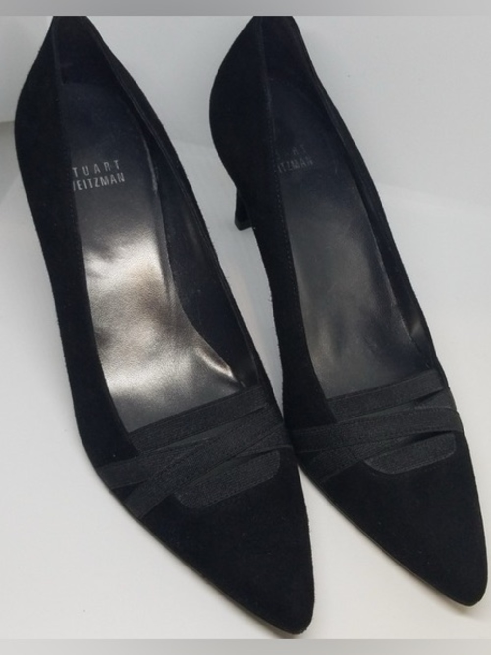 Stuart Weitzman 58574 Suede
Elastic Pumps